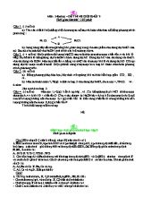 Đề thi chọn học sinh giỏi cấp huyện Hóa học lớp 9